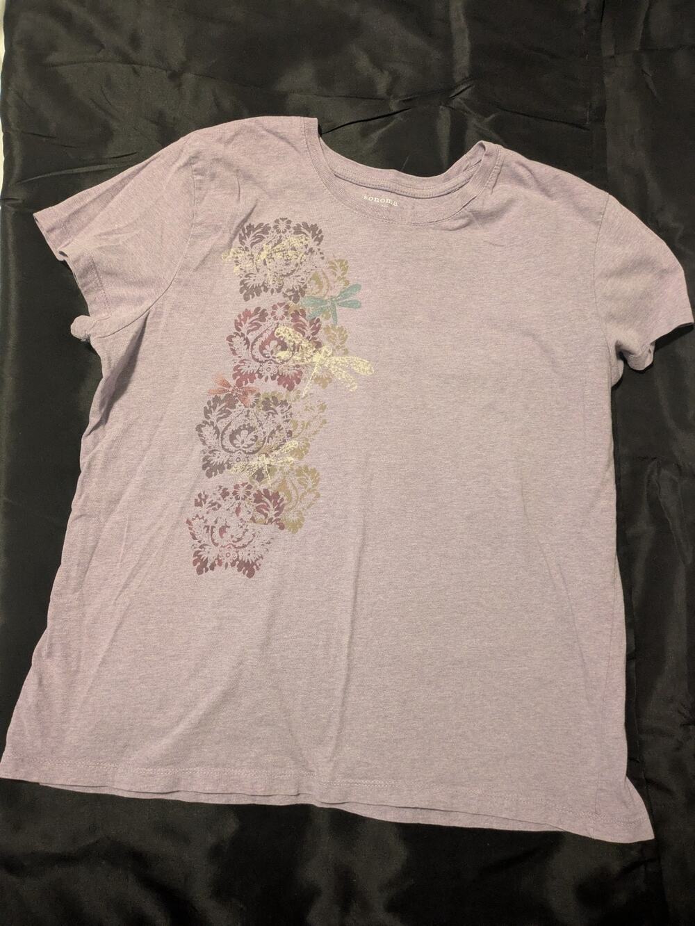 Sonoma Goods for Life Women's Lilac Tee Size 2x 100% Cotton